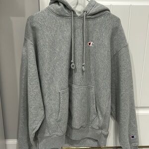 Champion hoodie, size large!